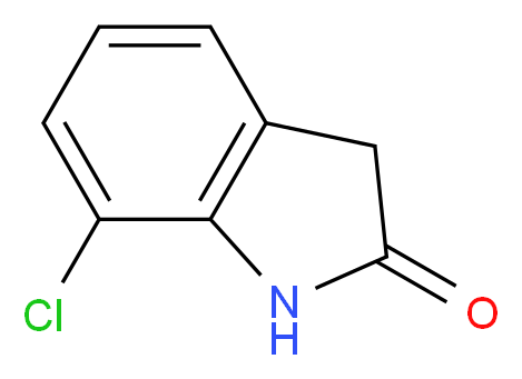 7-Chloroindolin-2-one_分子结构_CAS_129295-32-5)