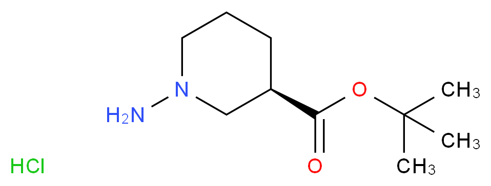 R-3-BOC-AMINOPIPERIDINE-HCL_分子结构_CAS_1217656-59-1)