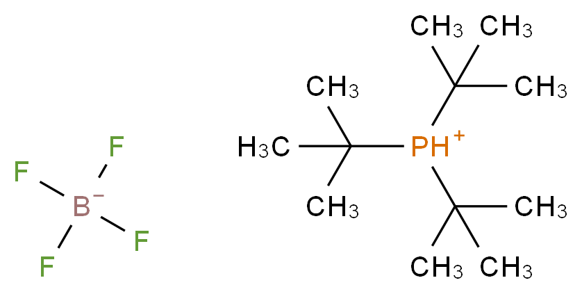 Tri-tert-butylphosphonium tetrafluoroborate_分子结构_CAS_131274-22-1)