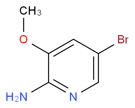 2-氨基-5-溴-3-甲氧基吡啶_分子结构_CAS_42409-58-5)