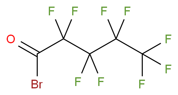 Nonafluoropentanoyl bromide_分子结构_CAS_)