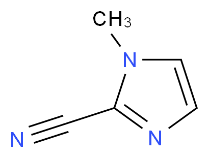 1-Methyl-2-cyanoimidazole_分子结构_CAS_45515-45-5)