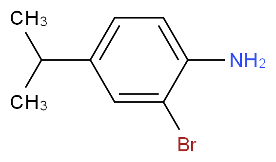 2-溴-4-异丙基苯胺_分子结构_CAS_51605-97-1)