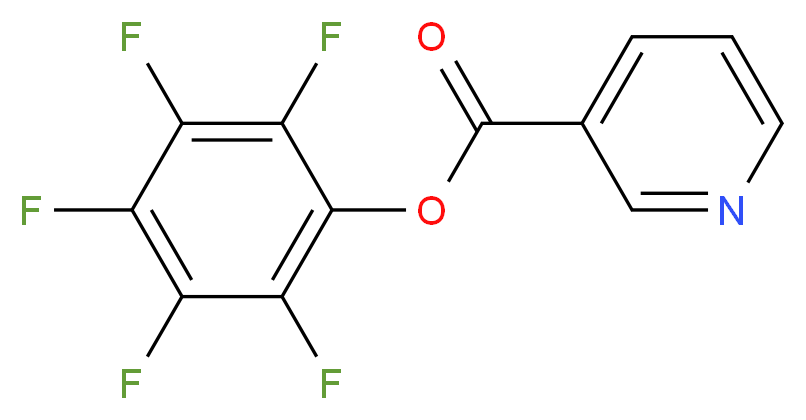 pentafluorophenyl pyridine-3-carboxylate_分子结构_CAS_848347-44-4