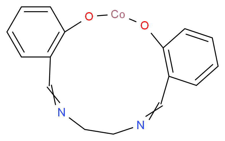 2,4-dioxa-12,15-diaza-3-cobaltatricyclo[15.4.0.0<sup>5</sup>,<sup>1</sup><sup>0</sup>]henicosa-1(17),5(10),6,8,11,15,18,20-octaene_分子结构_CAS_14167-18-1