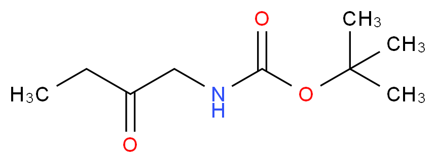 tert-butyl N-(2-oxobutyl)carbamate_分子结构_CAS_400045-86-5