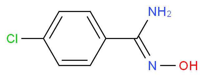 (Z)-4-chloro-N'-hydroxybenzene-1-carboximidamide_分子结构_CAS_5033-28-3