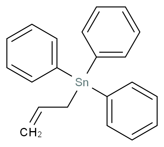 triphenyl(prop-2-en-1-yl)stannane_分子结构_CAS_76-63-1