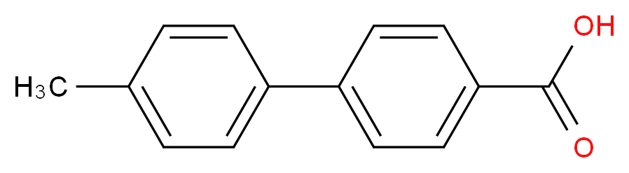 4-(4-methylphenyl)benzoic acid_分子结构_CAS_720-73-0