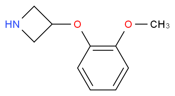 3-(2-Methoxyphenoxy)azetidine_分子结构_CAS_)