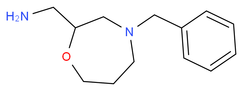 1-(4-benzyl-1,4-oxazepan-2-yl)methanamine_分子结构_CAS_112925-36-7)