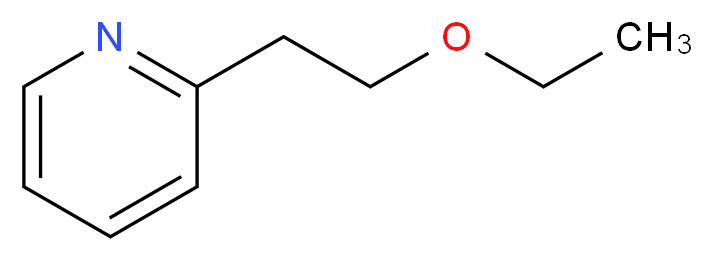 2-(2-ethoxyethyl)pyridine_分子结构_CAS_28672-54-0)