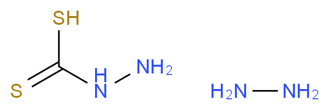 hydrazine; hydrazinecarbodithioic acid_分子结构_CAS_20469-71-0