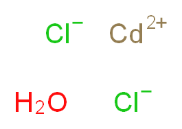 cadmium(2+) ion hydrate dichloride_分子结构_CAS_7790-78-5