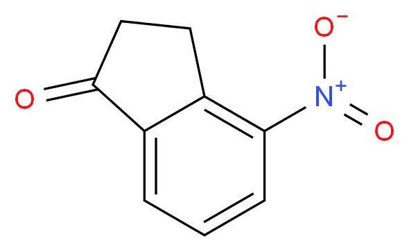 4-nitro-2,3-dihydro-1H-inden-1-one_分子结构_CAS_24623-25-4