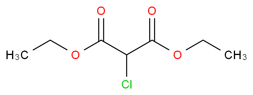 氯代丙二酸二乙酯_分子结构_CAS_14064-10-9)