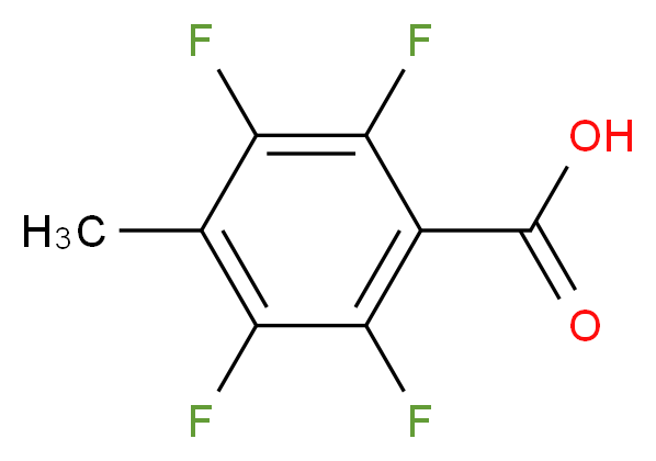 2,3,5,6-Tetrafluoro-4-methylbenzoic acid_分子结构_CAS_652-32-4)