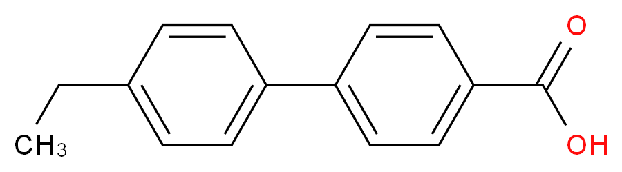 4'-乙基联苯-4-甲酸甲酸_分子结构_CAS_5731-13-5)