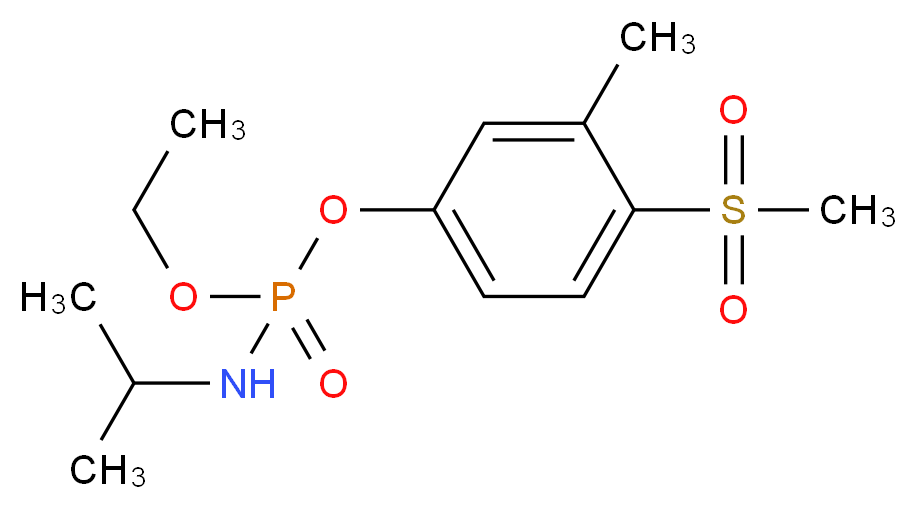 Fenamiphos Sulfone_分子结构_CAS_31972-44-8)