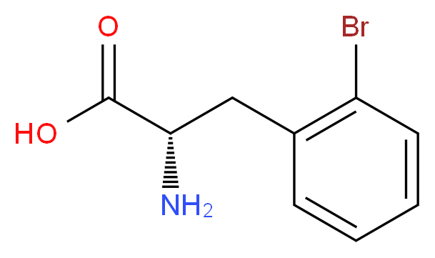 L-2-BROMOPHENYLALANINE_分子结构_CAS_42538-40-9)