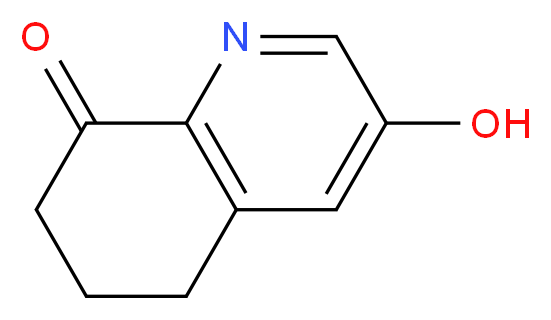 3-hydroxy-6,7-dihydroquinolin-8(5H)-one_分子结构_CAS_1196153-30-6)