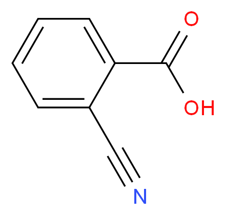 2-Cyanobenzoic acid_分子结构_CAS_)