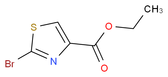 Ethyl 2-bromo-1,3-thiazole-4-carboxylate_分子结构_CAS_100367-77-9)