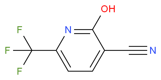 2-Hydroxy-6-(trifluoromethyl)nicotinonitrile_分子结构_CAS_)
