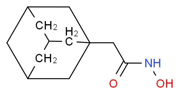 2-Adamantan-1-yl-N-hydroxy-acetamide_分子结构_CAS_136561-40-5)