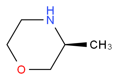 (3S)-3-methylmorpholine_分子结构_CAS_350595-57-2