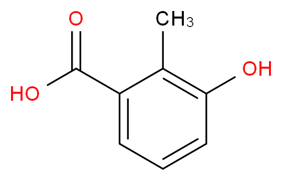 3-Hydroxy-2-methylbenzoic acid_分子结构_CAS_603-80-5)