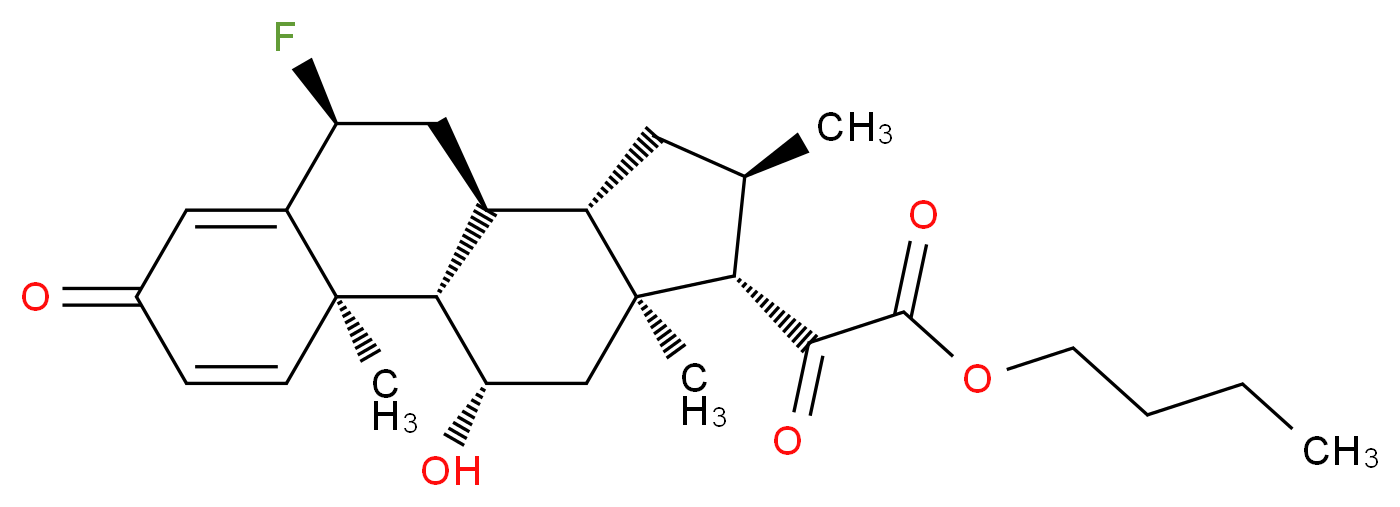 Fluocortin Butyl Ester_分子结构_CAS_41767-29-7)