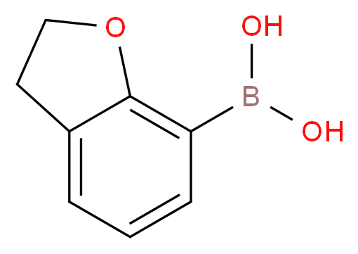 2,3-dihydro-1-benzofuran-7-ylboronic acid_分子结构_CAS_685514-61-8)