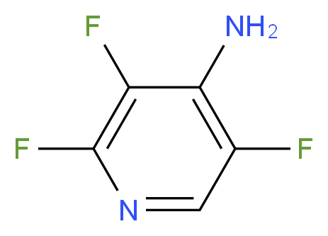 4-Amino-2,3,5-trifluoropyridine 97%_分子结构_CAS_105252-95-7)