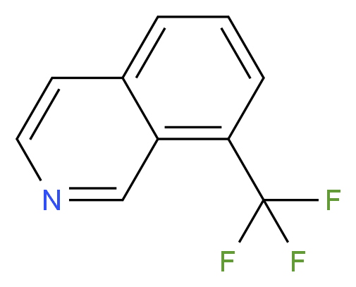 8-(trifluoromethyl)isoquinoline_分子结构_CAS_120568-10-7)