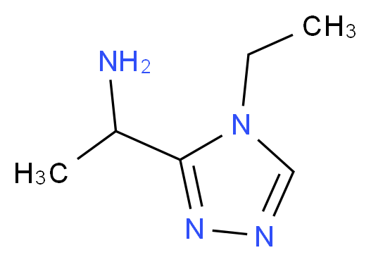 1-(4-ethyl-4H-1,2,4-triazol-3-yl)ethanamine_分子结构_CAS_915923-01-2)