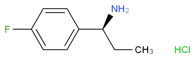 (1S)-1-(4-fluorophenyl)propan-1-amine hydrochloride_分子结构_CAS_)