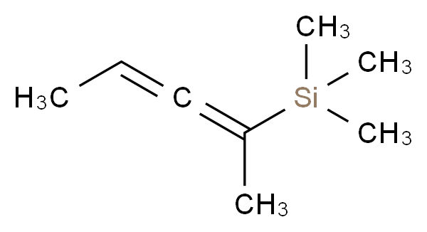 2-(Trimethylsilyl)-2,3-pentadiene_分子结构_CAS_77494-35-0)