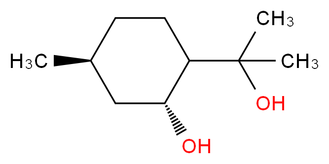 (+)-顺式-对薄荷烷-3,8-二醇_分子结构_CAS_92471-23-3)