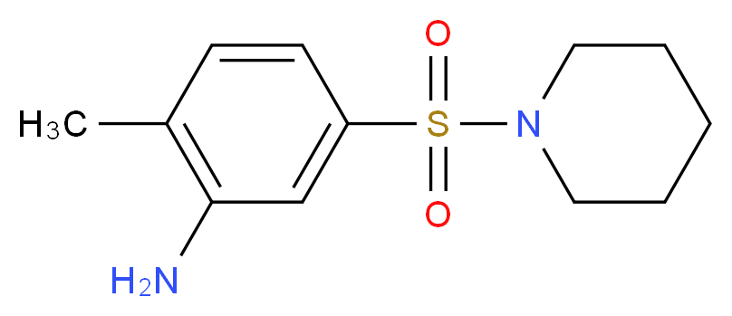 2-Methyl-5-(piperidine-1-sulfonyl)-phenylamine_分子结构_CAS_100317-20-2)