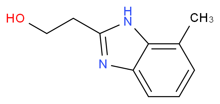 2-(7-methyl-1H-1,3-benzodiazol-2-yl)ethan-1-ol_分子结构_CAS_915921-55-0