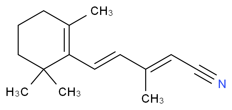 β-Ionylideneacetonitrile_分子结构_CAS_5299-98-9)