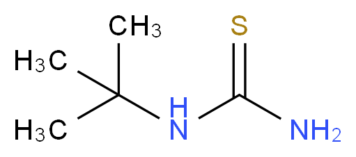 tert-butylthiourea_分子结构_CAS_7204-48-0