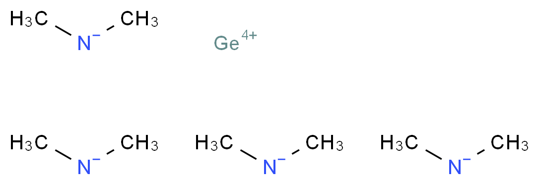 germanium(4+) ion tetrakis(dimethylazanide)_分子结构_CAS_7344-40-3