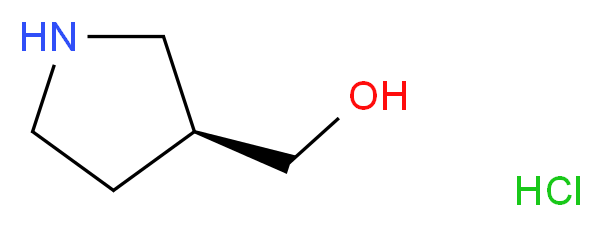 (3S)-pyrrolidin-3-ylmethanol hydrochloride_分子结构_CAS_)