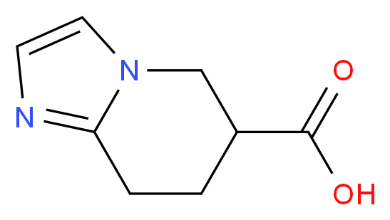 5,6,7,8-Tetrahydro-imidazo[1,2-a]pyridine-6-carboxylic acid_分子结构_CAS_139183-98-5)