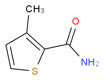 3-methylthiophene-2-carboxamide_分子结构_CAS_76655-99-7