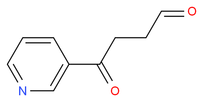 4-Oxo-4-(3-pyridyl)butanal_分子结构_CAS_76014-80-7)