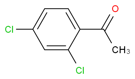 1-(2,4-dichlorophenyl)ethan-1-one_分子结构_CAS_2234-16-4