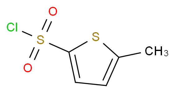 5-Methylthiophene-2-sulphonyl chloride 97%_分子结构_CAS_55854-45-0)